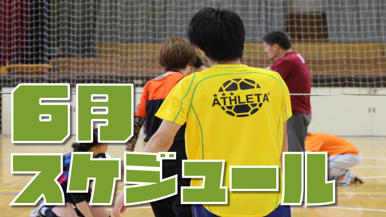 愛知県のバレーボールスクール 6月のスケジュール